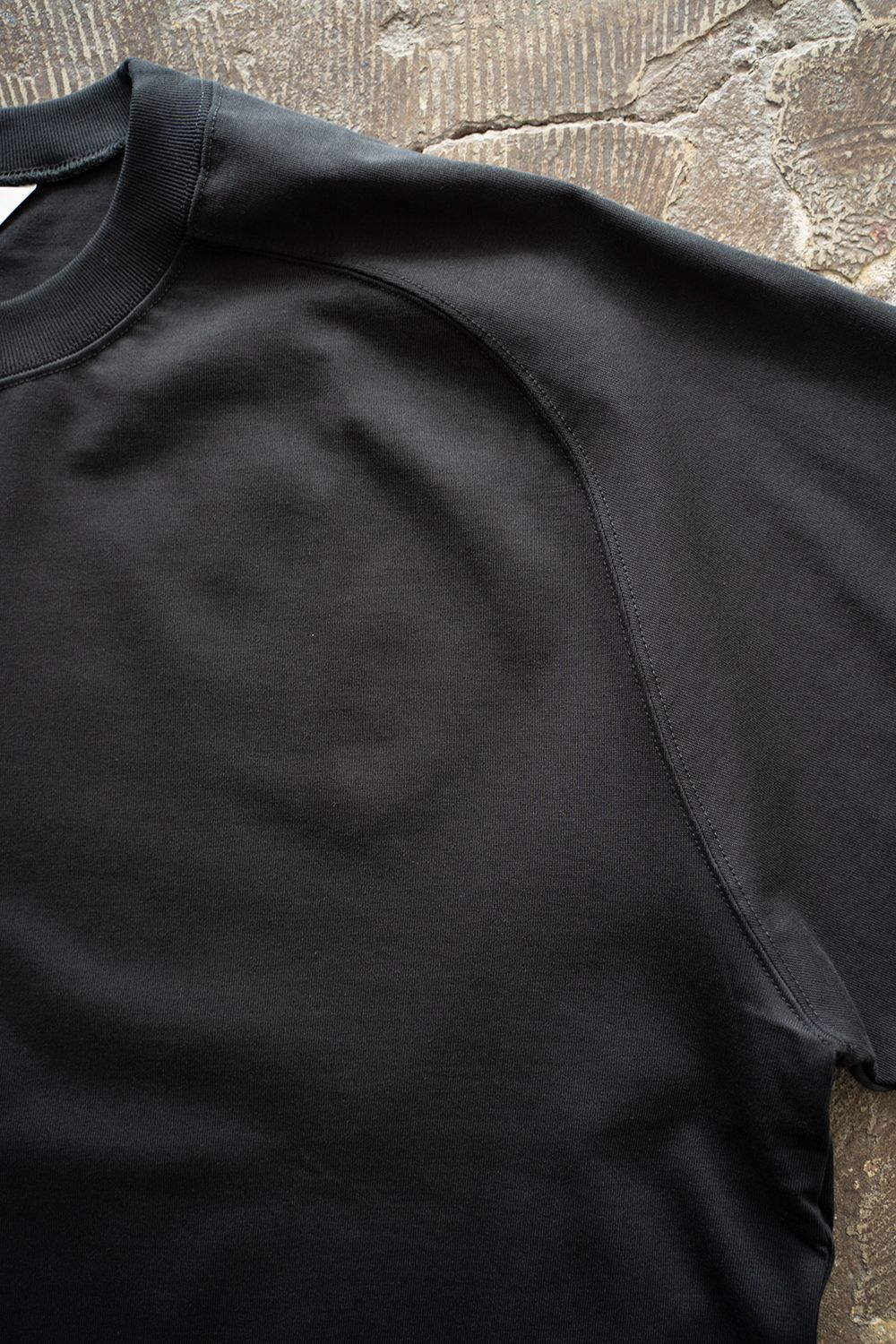 【ラスト1点】【25SS】強撚コットン度詰Tシャツ(BLACK NAVY)