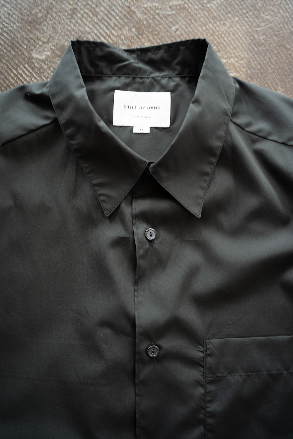 【26SS】200双半袖シャツ(GREEN CHARCOAL)