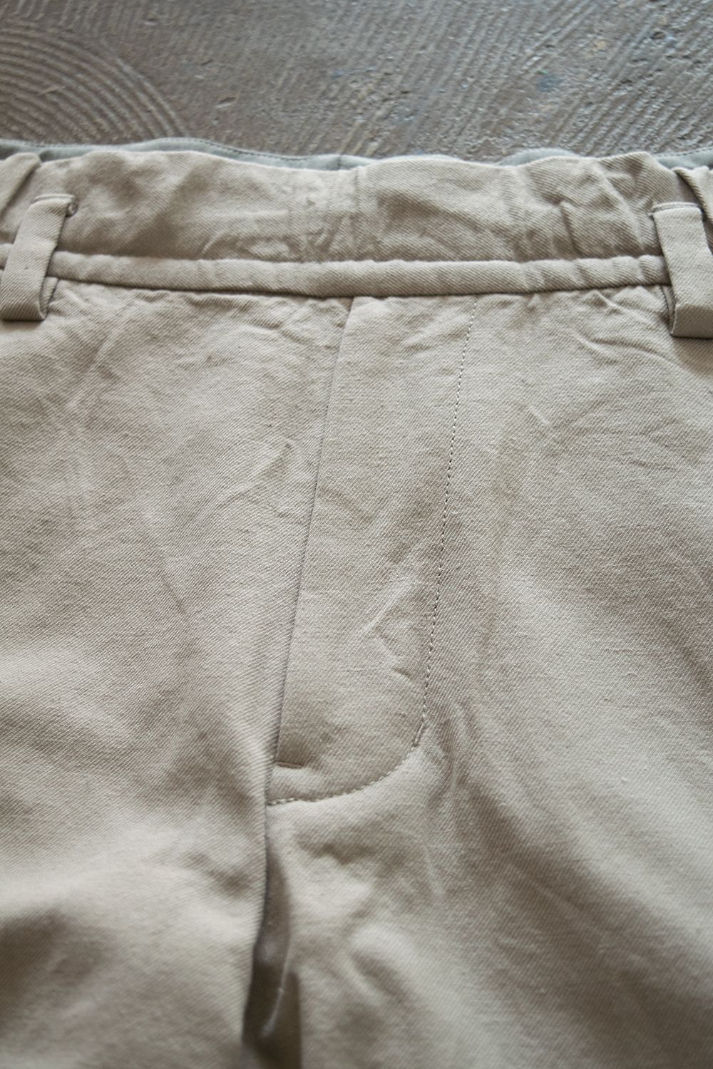 【ラスト1点】【20AW】Drawstring Seam Pants(BEIGE)