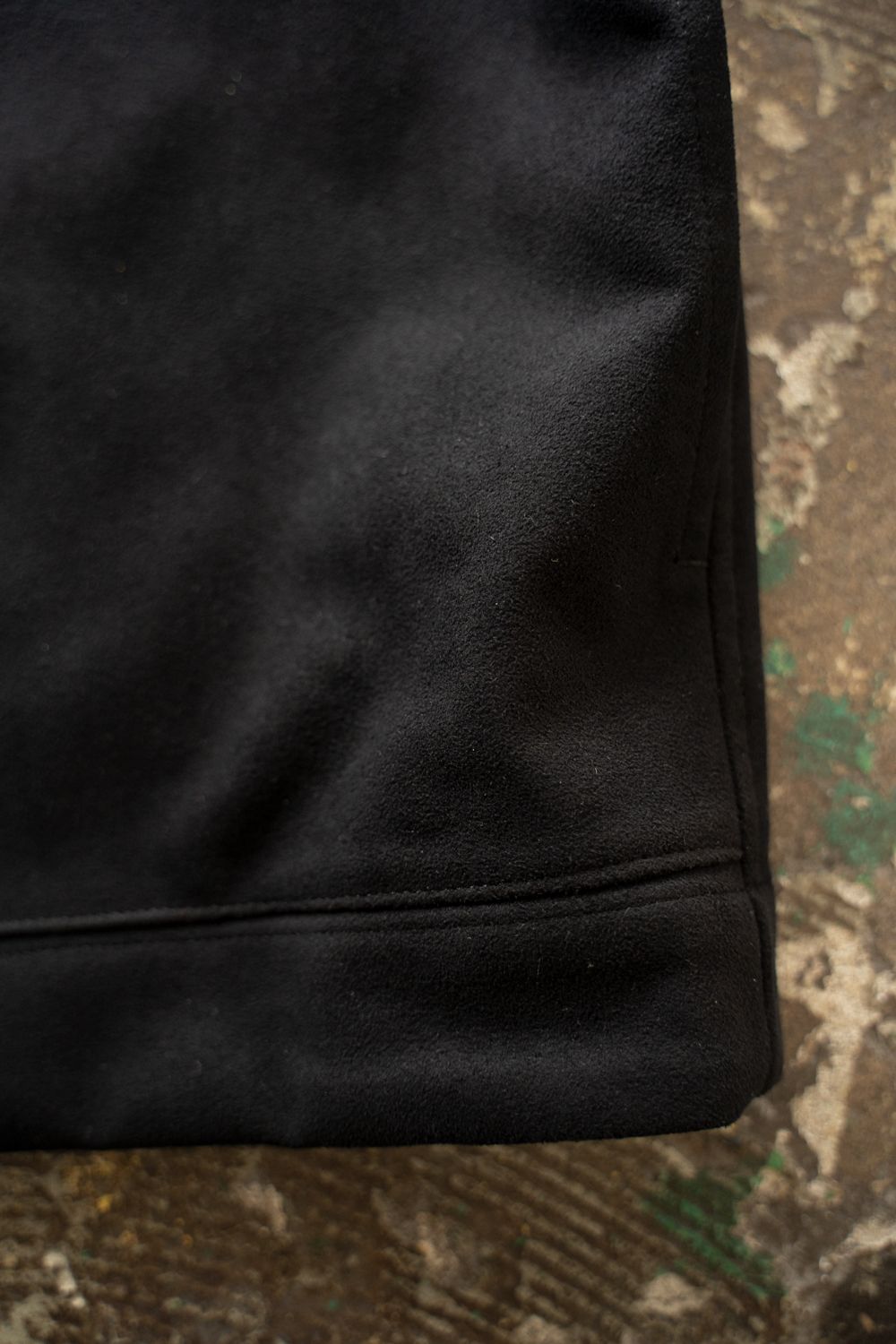 【26AW】フェイクスウェードブルゾン(INK BLACK)