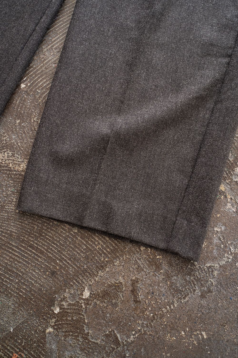 【ラスト1点】【23AW】Stretch T/W Tuck Pants/ストレッチT/Wタックパンツ(BROWN)