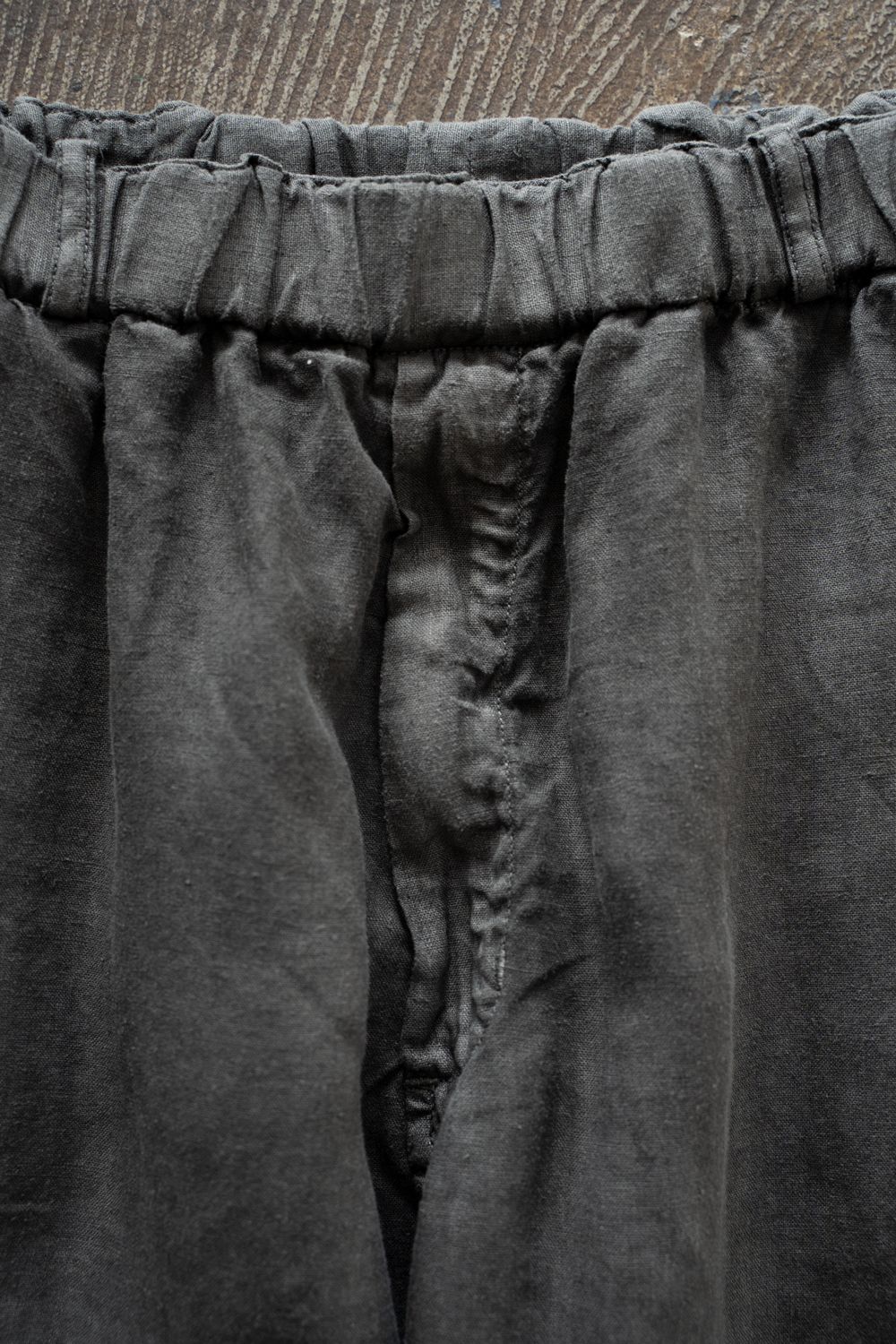 大麻ワイドパンツ(炭)