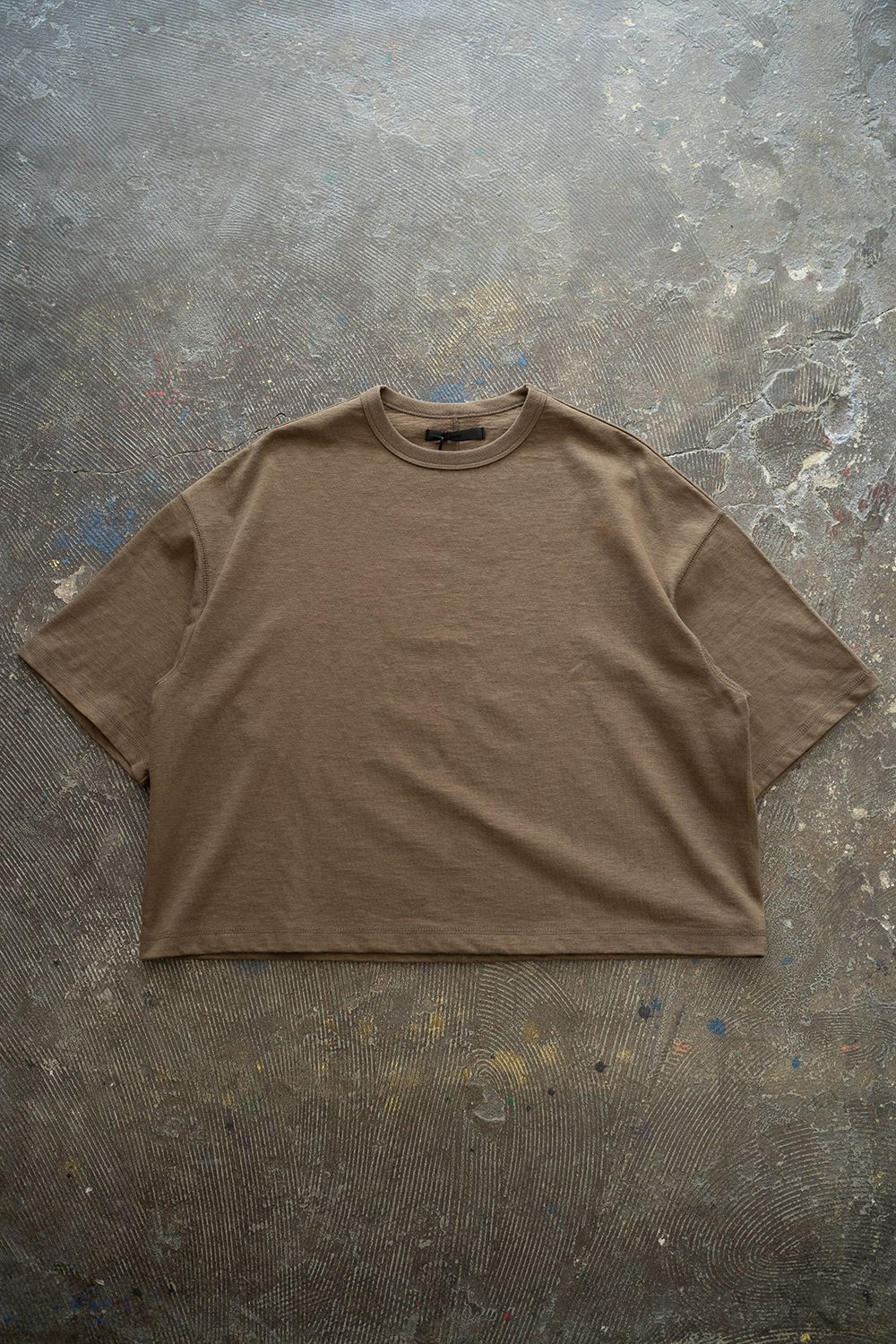 【ラスト1点】【24SS】Vintage Wide Crop P/O/ヴィンテージワイドクロッププルオーバー(OLIVE)
