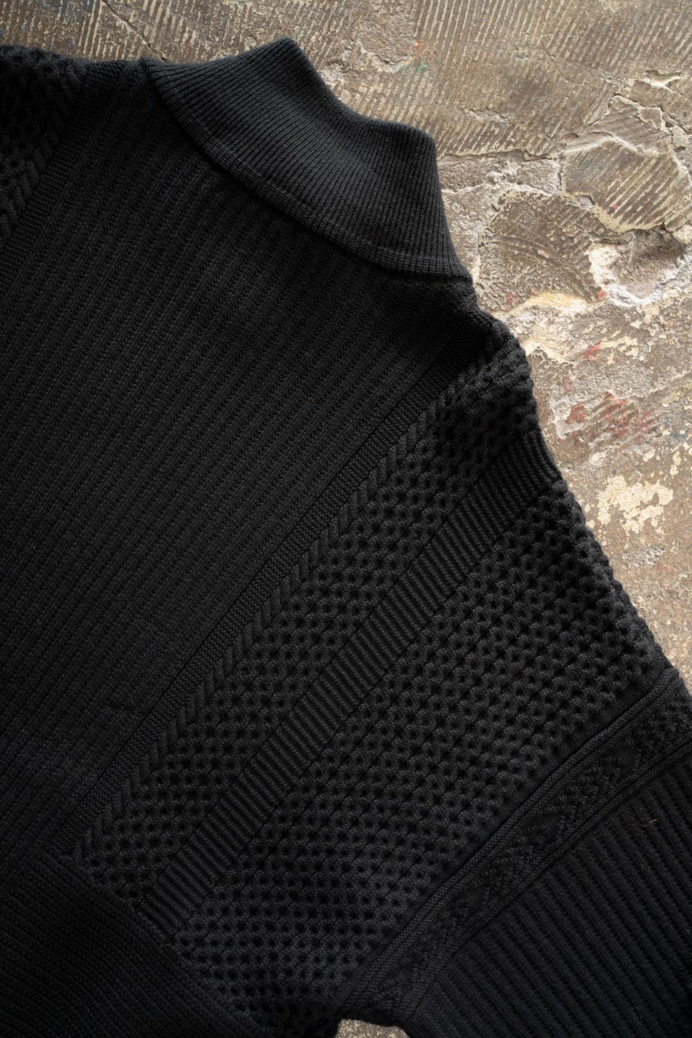 【26AW】Akiiro Drivers Knit(BLACK)