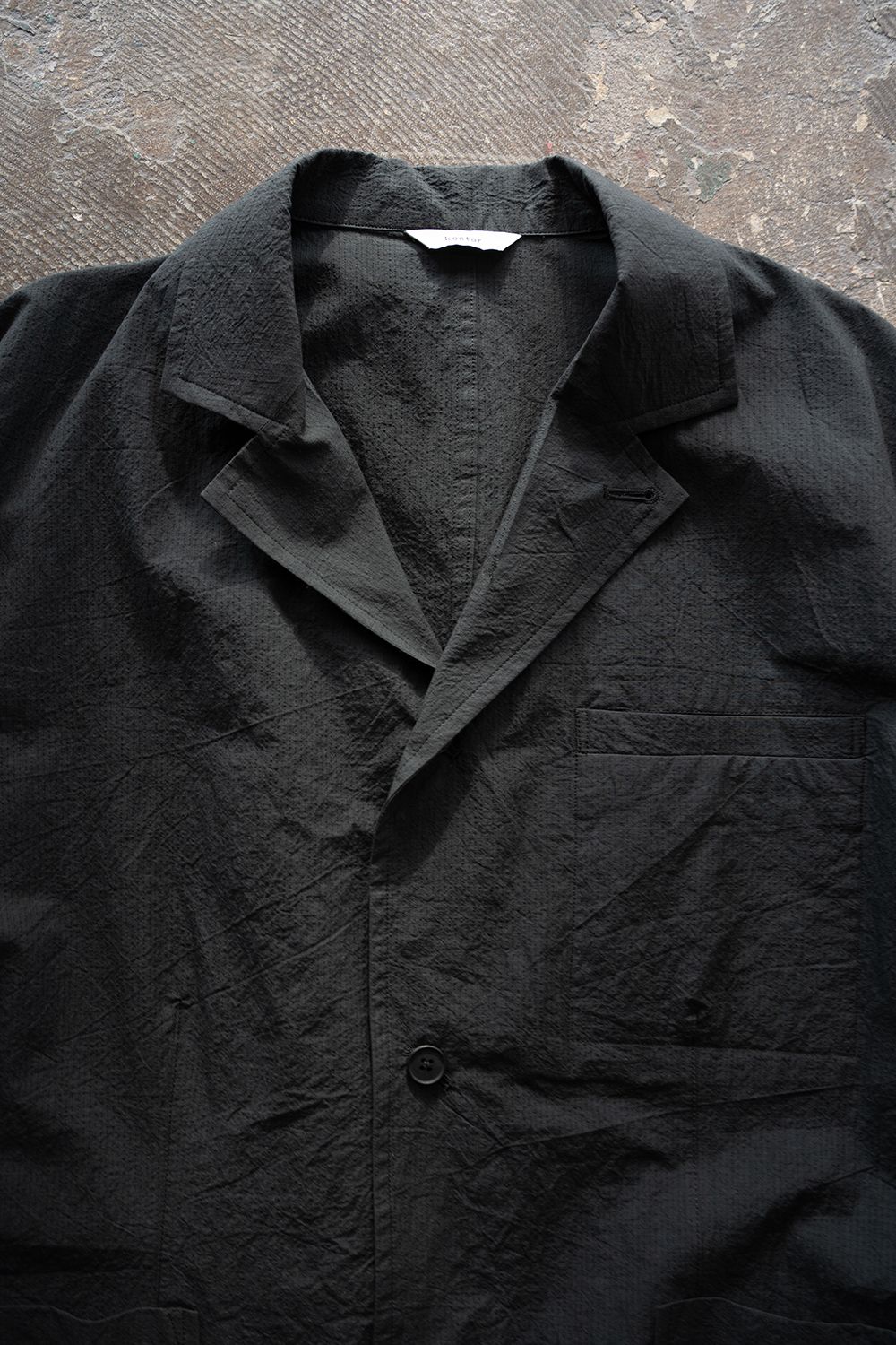 【26SS】Organic Cotton Ripstop Hybrid Shirt(BLACK)