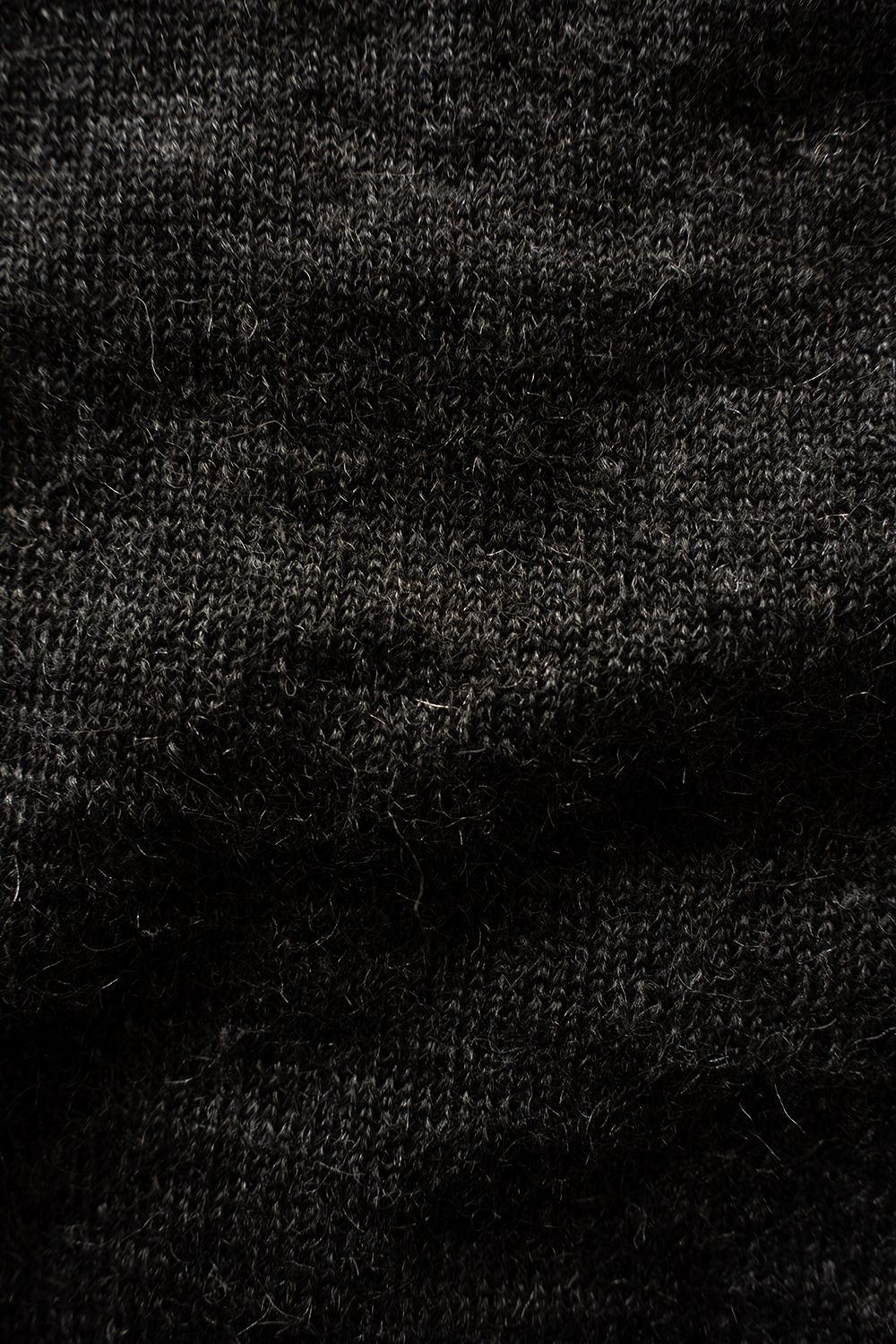 【26AW】エクストラキッドモヘア12Gニット(CHARCOAL)