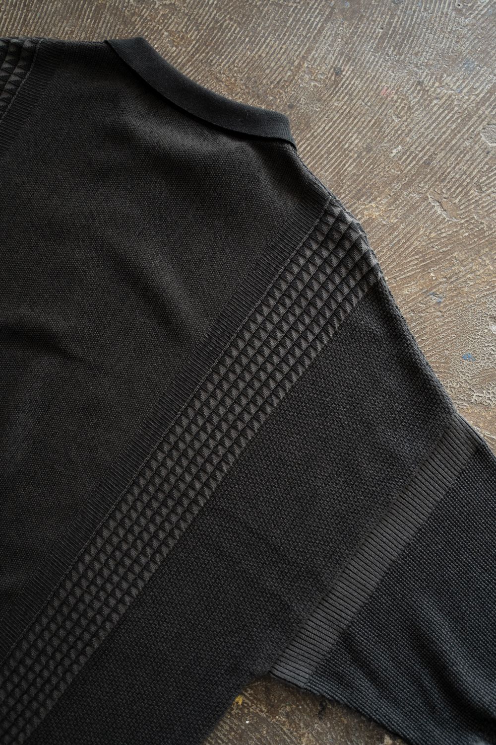 【26SS】Aotsuyu Knit Polo(BLACK)