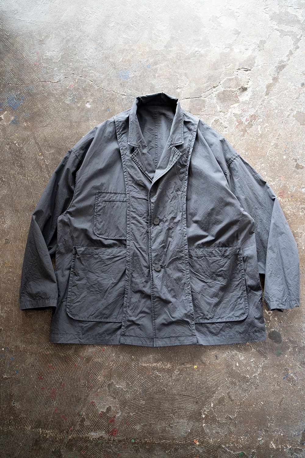 kontor - 【ラスト1点】【22SS】Reversible 2 Button Jacket(SLATE