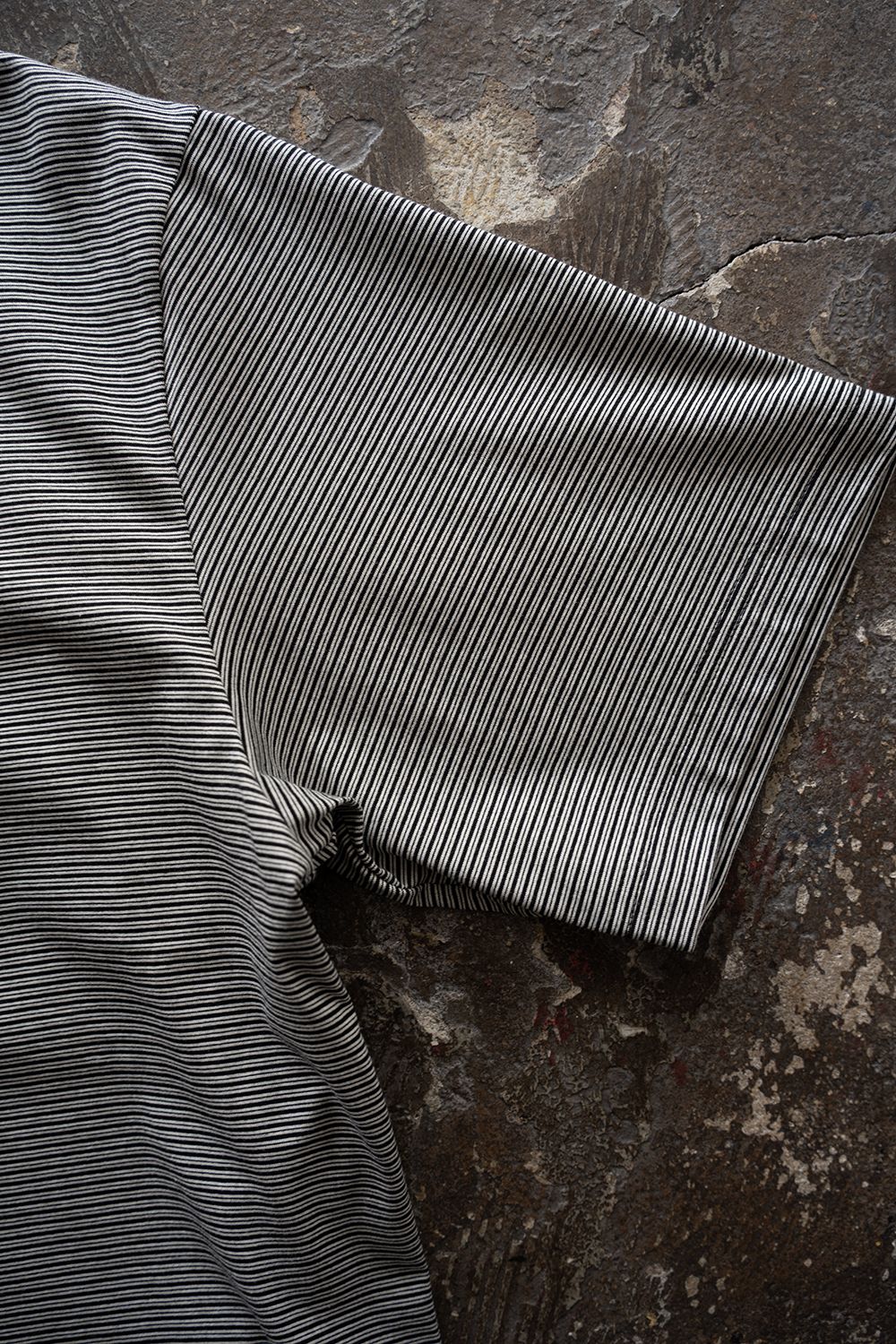 【26SS】ボーダーTシャツ(GREY×BLACK)