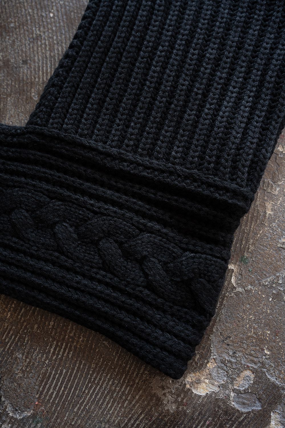 【26AW】Kanya Hooded Scarf(BLACK)