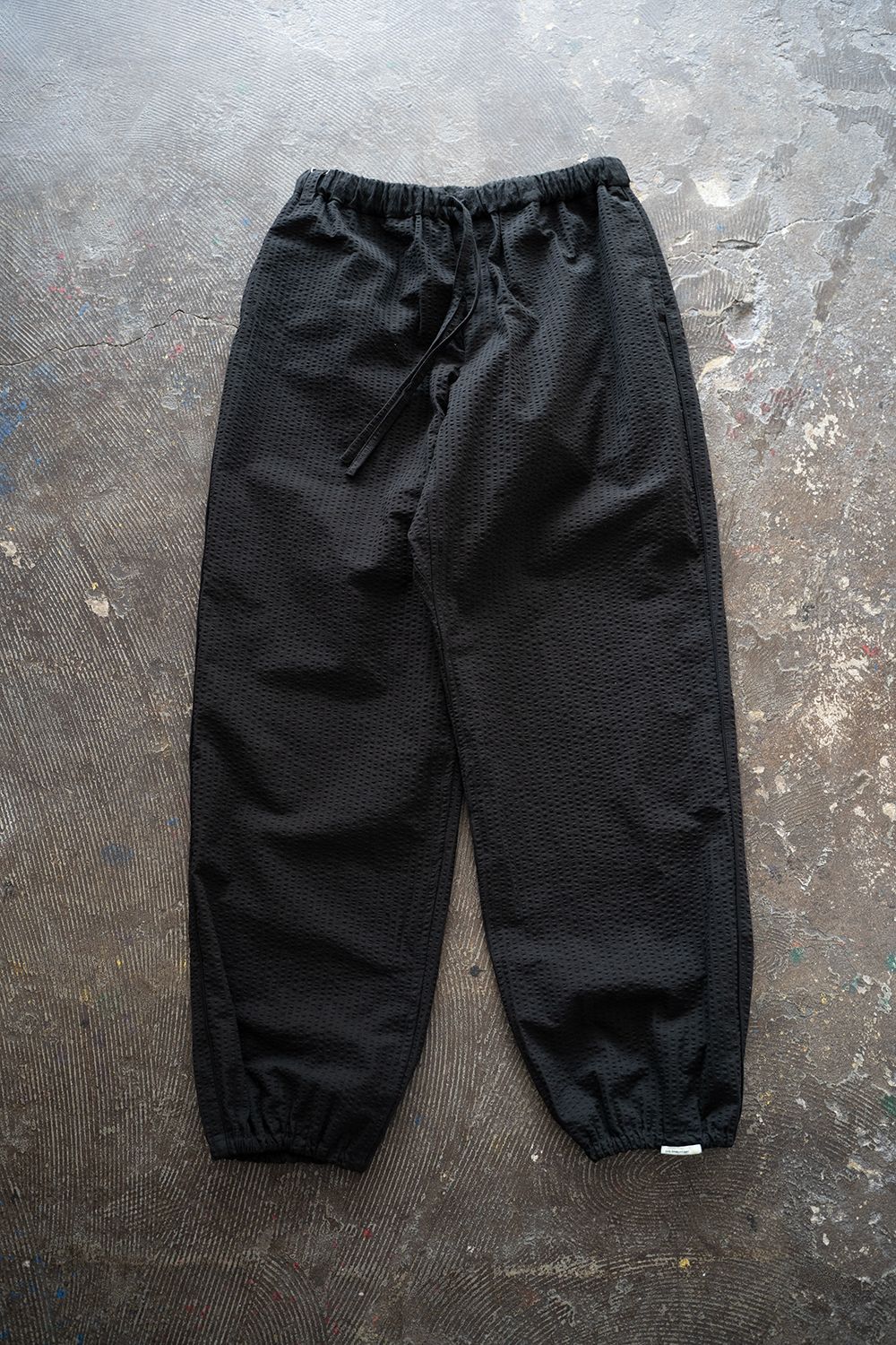 【25SS】"nite game"pajama(seersucker BLACK)【ユニセックス】【セットアップ】