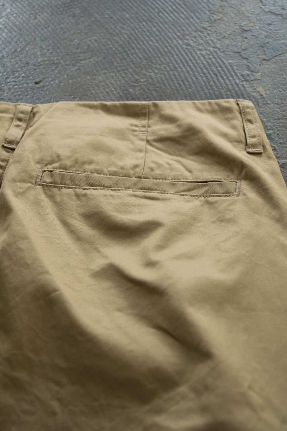 【ラスト1点】スーピマコットンギャバジンテーパードパンツ(BEIGE)