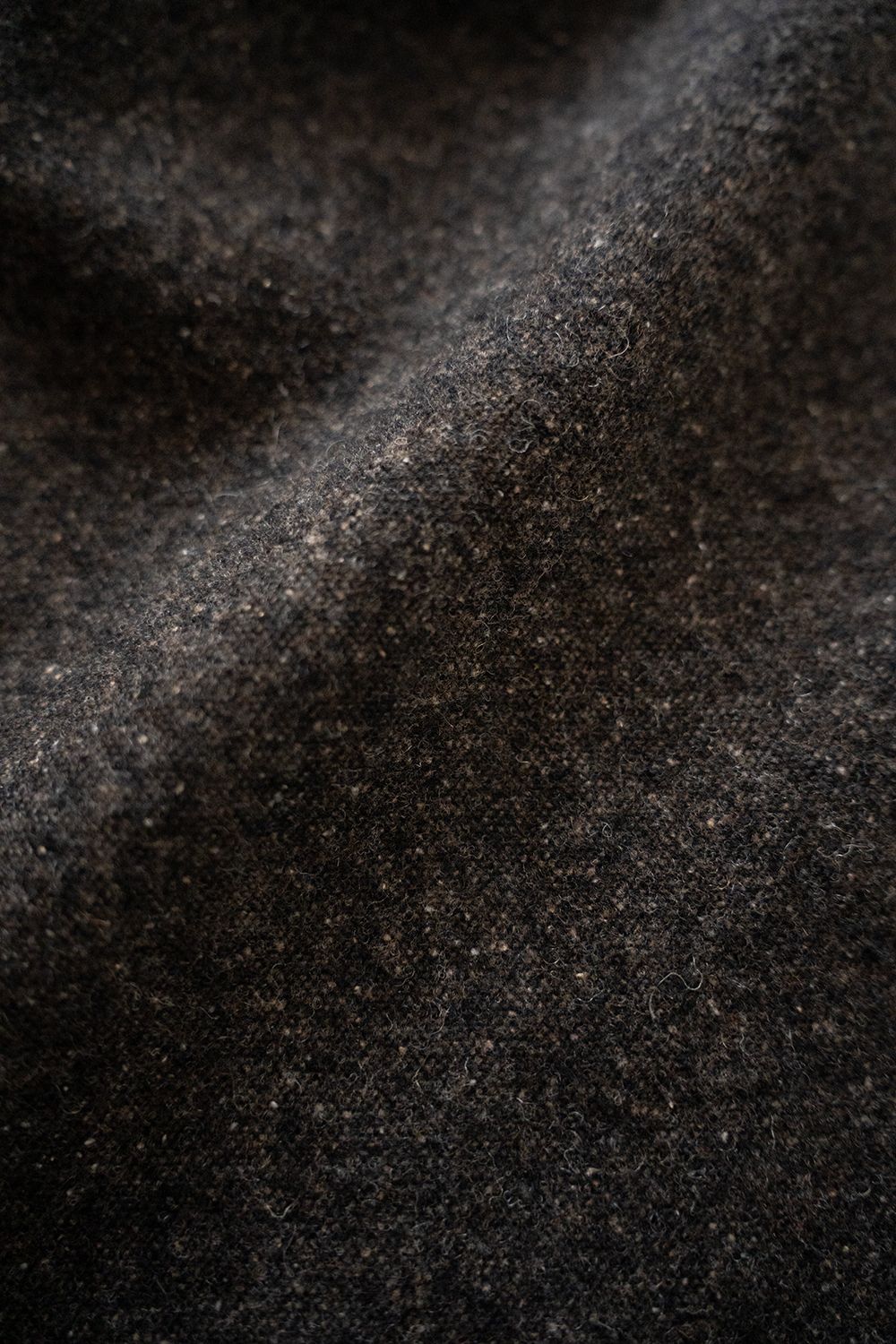 【25AW】5者混ネップツイードスラックス(BROWN)