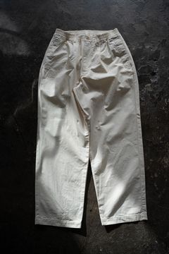 【ラスト1点】【24SS】シルクネップイージーパンツ(OFF WHITE)