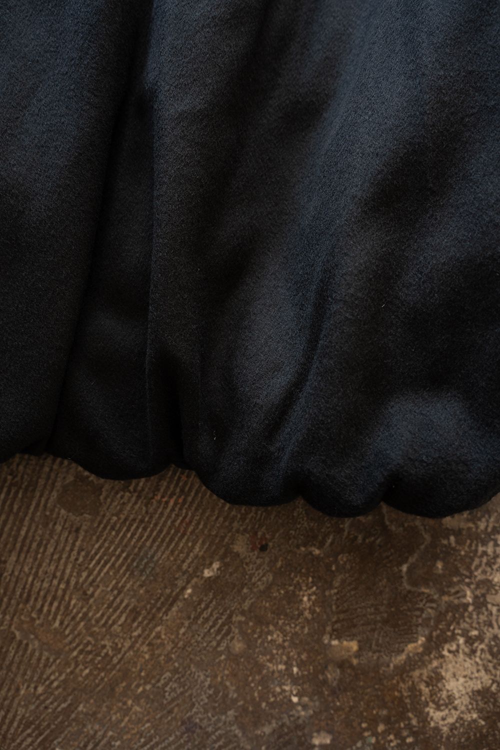 【26AW】Super100'sローデンクロスシンサレートスタンドカラーブルゾン(BLACK)