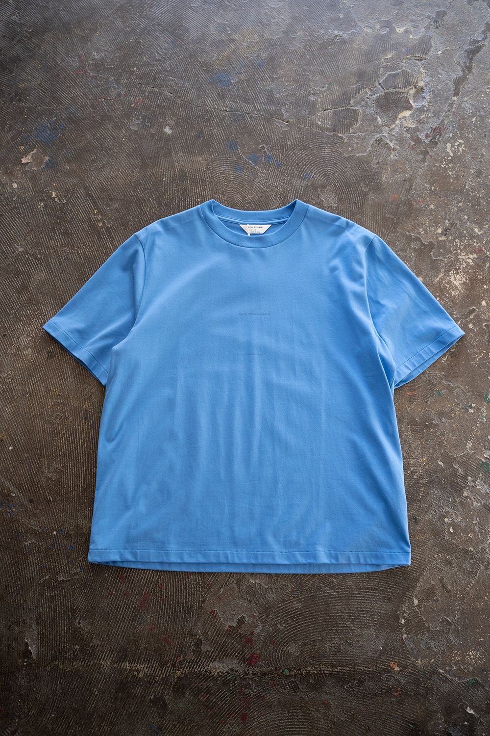 【ラスト1点】【23SS】"Zwischen Oberfläche und Punkt"Tシャツ(BLUE)