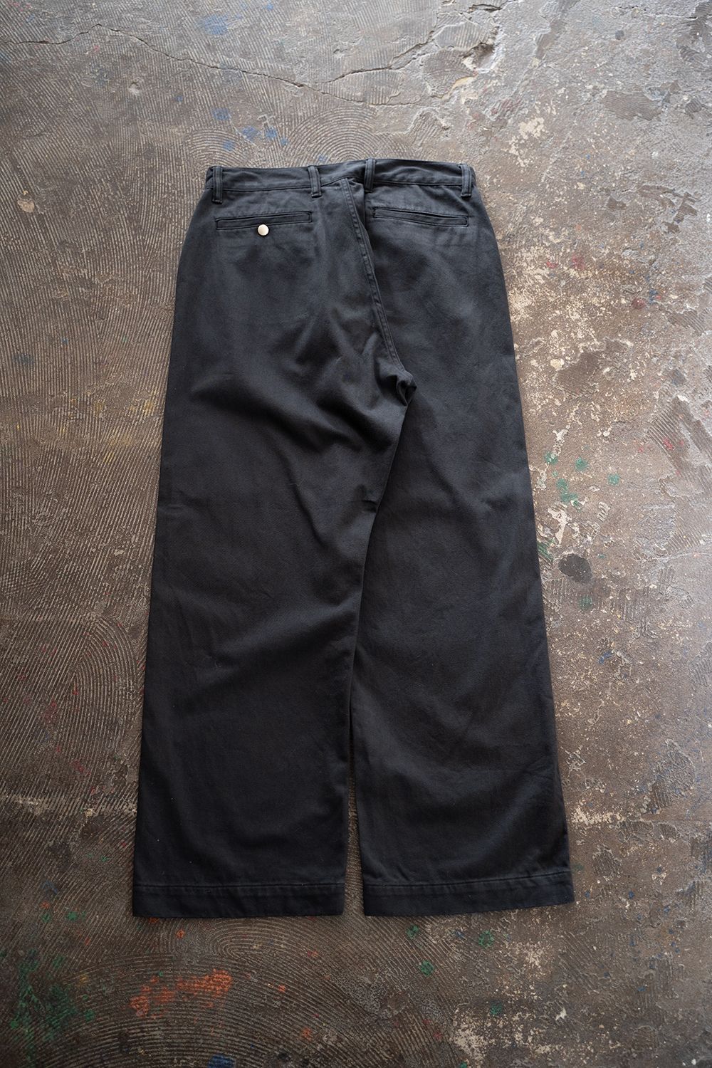 【26AW】Satin Frisco Pants(CHARCOAL)