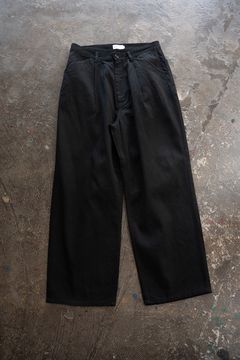 【26SS】5.5ozデニムワンタックパンツ(BLACK)