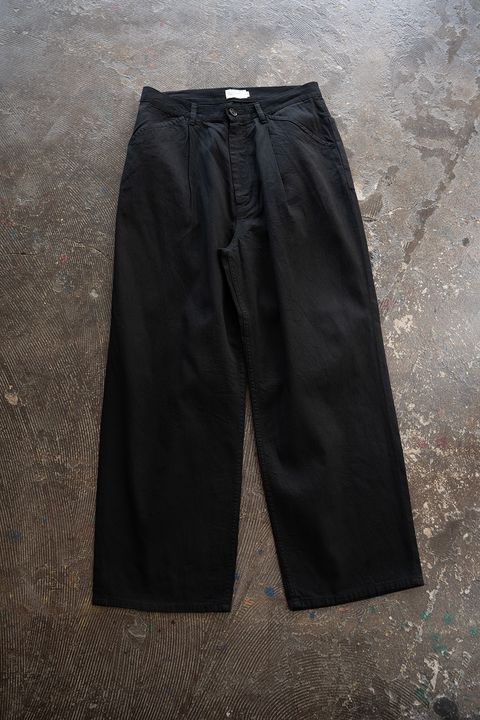 【26SS】5.5ozデニムワンタックパンツ(BLACK)