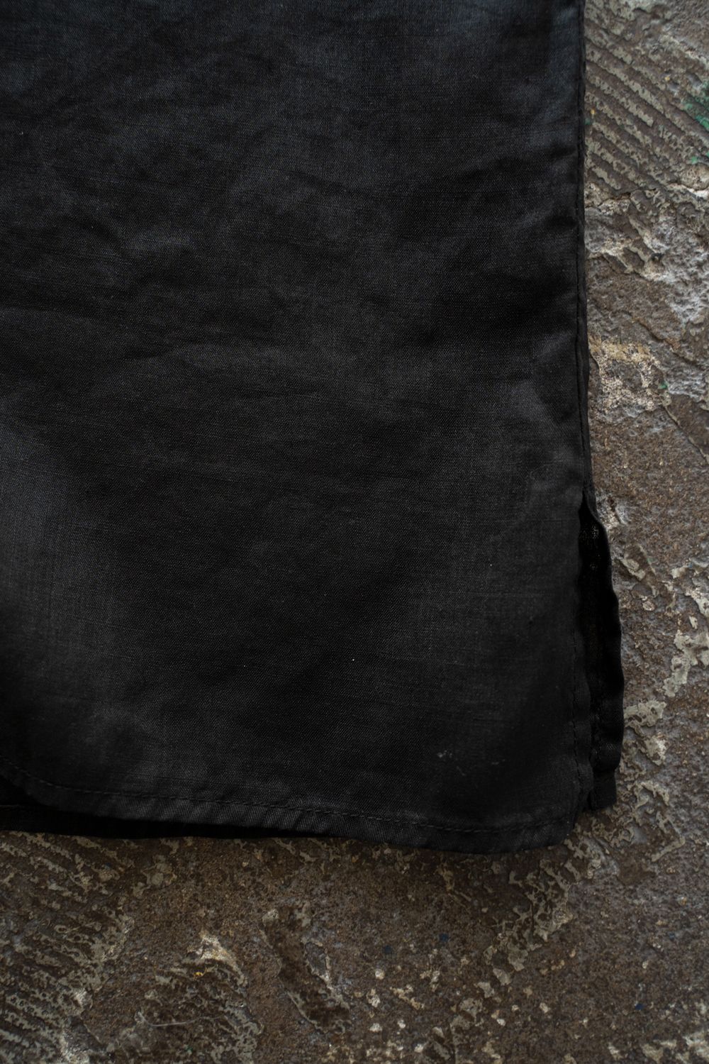 ラミーシルクシャツ(黒)