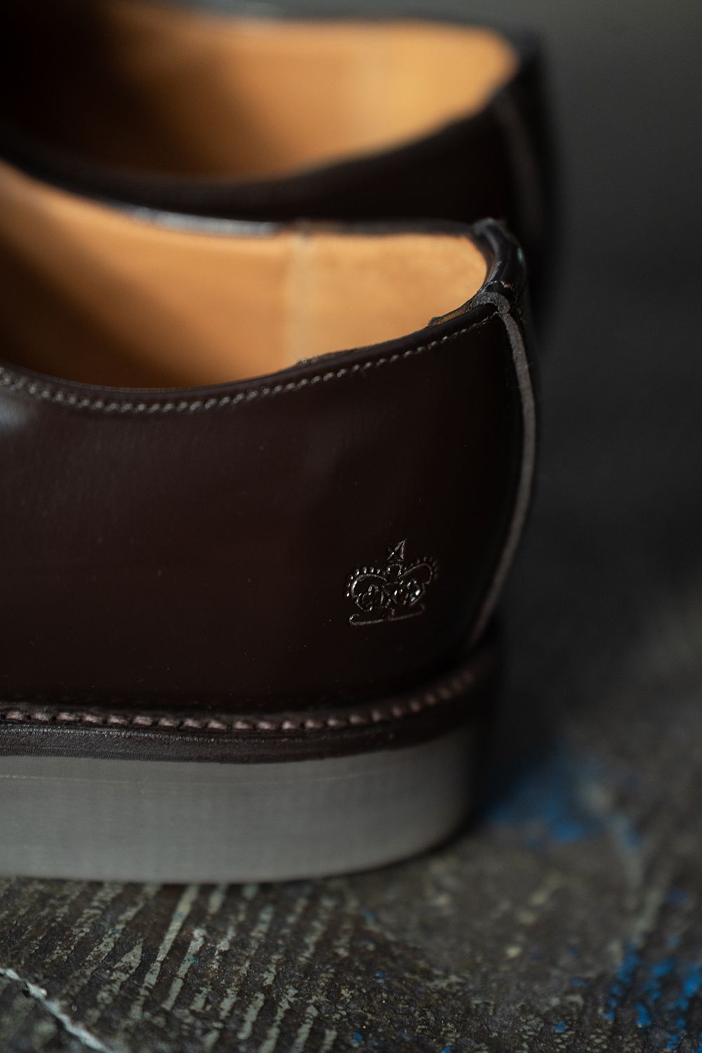 【定番人気】Military Derby Shoe(EBONY BROWN)【No.1128】
