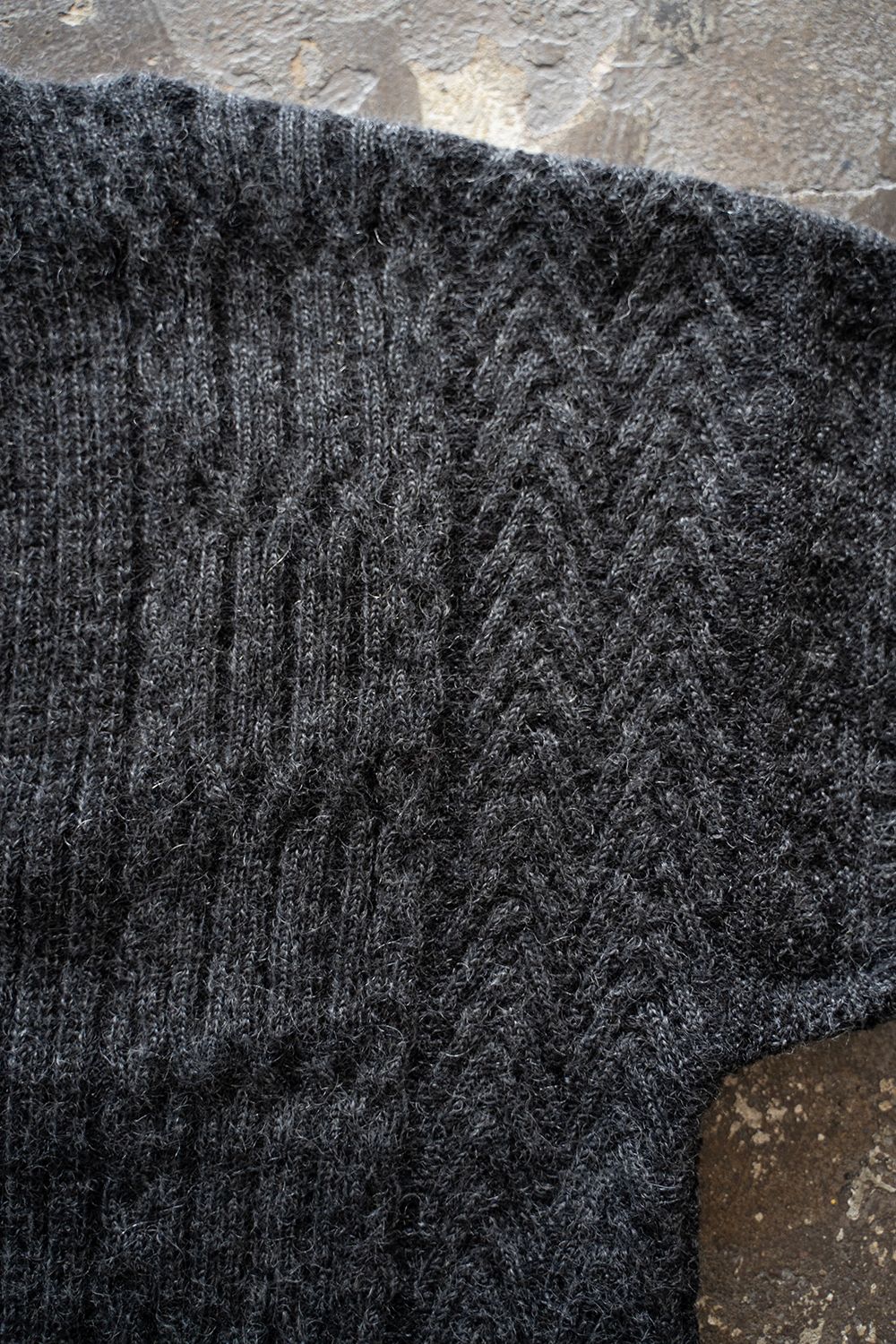【25AW】Sekkei Mohair Cardigan(BLACK)