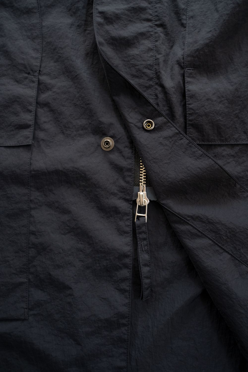 【ラスト1点】【25AW】ナイロンハーフコート(DARK NAVY)