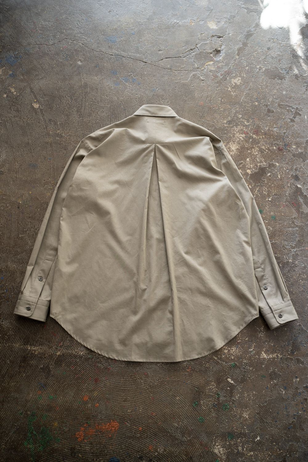 【25AW】Air Lawn L/S Shirt/エアーローンロングスリーブシャツ(GREIGE)