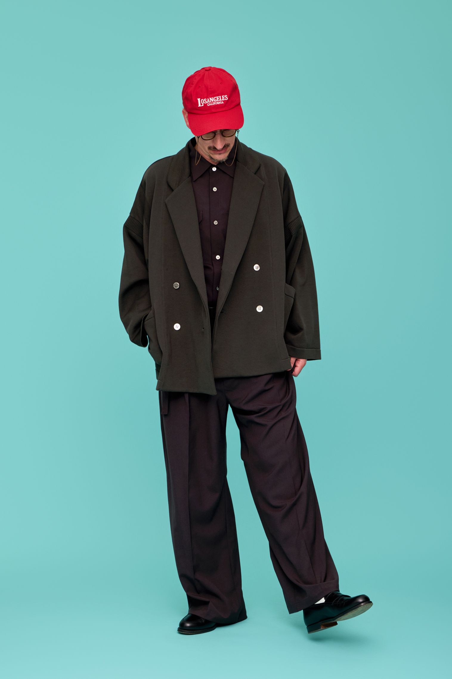 YASHIKI - 【ラスト1点】【26SS】Seion Short Double Jacket(DARK