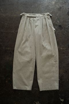 【ラスト1点】2-Tack Corduroy Painter Pants/2タックコーデュロイペインターパンツ(OFF WHITE)