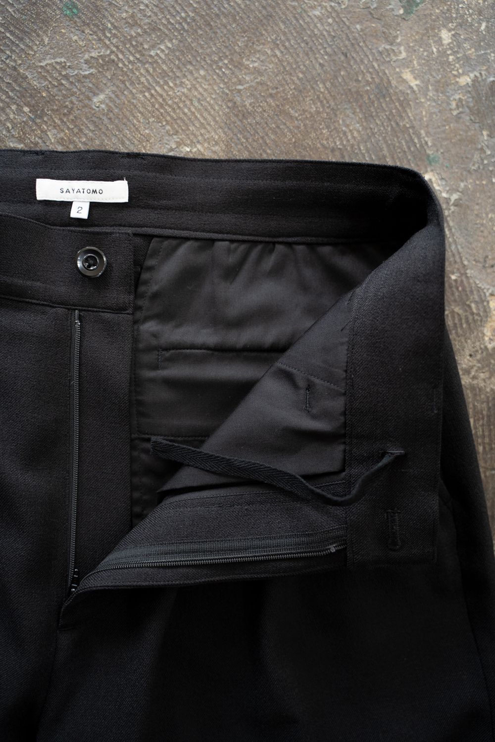 SAYATOMO19aw サイズ2 SAYATOMO - 【25AW】2-Tack Wide Slacks/2タックワイド