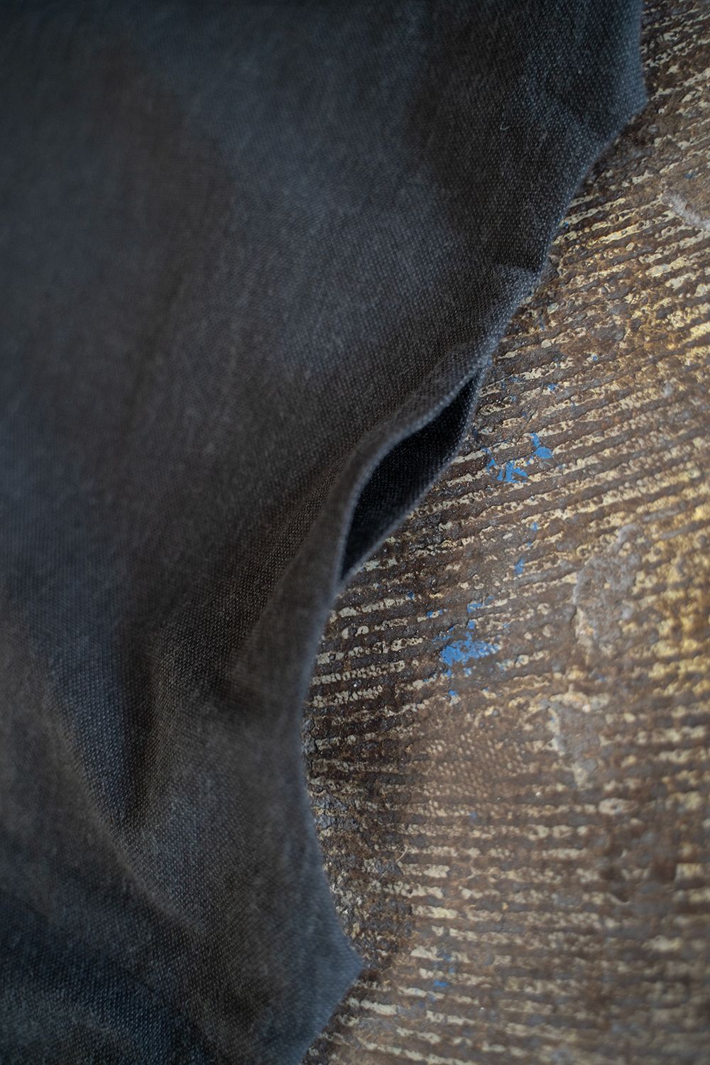 【ラスト1点】【24SS】"zen "pajama cotton×wool dobby/パジャマ(セットアップ)【ユニセックス】(BLACK)