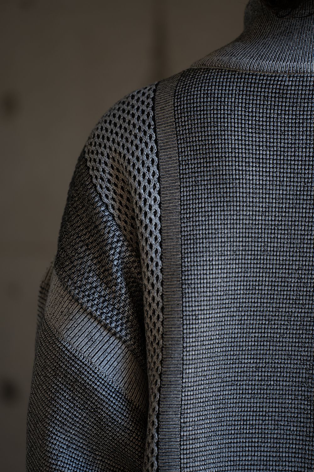 【26AW】Karita Half Zip Knit(MIX GRAY)
