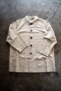 【ラスト1点】Wool Felt Coat/縮絨ウールコート(GRAY)