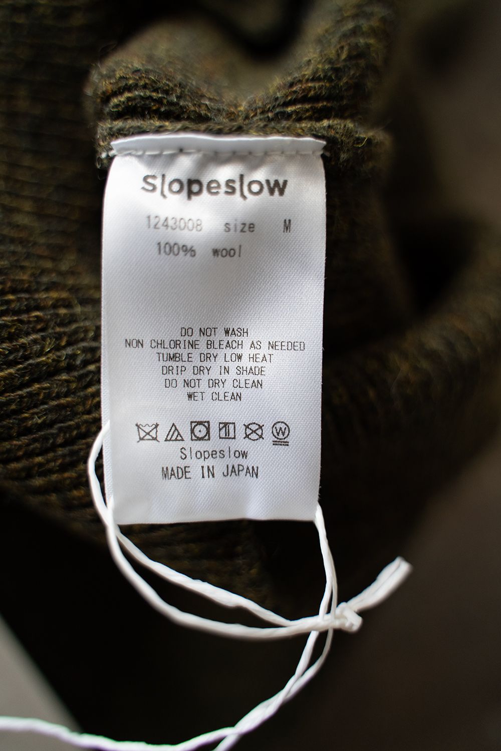 【ラスト1点】Hard twisted Shetlandwool type C-2(KHAKI MIX)
