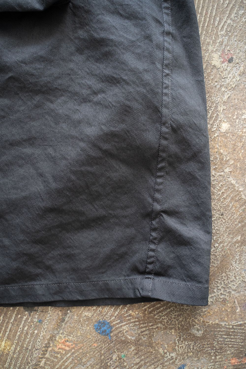 【ラスト1点】【24SS】両胸ポケットシャツジャケット(BLACK NAVY)