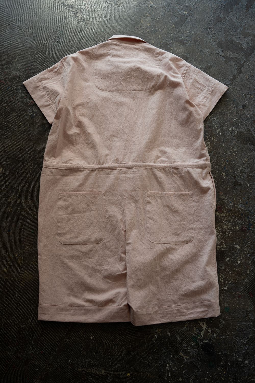 【26SS】"joint(short)"pajama【オールインワン】(wwashed light cotton PINK)