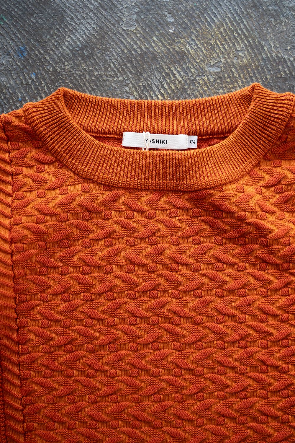 【ラスト1点】【24SS】Kusabue Knit(ORANGE)