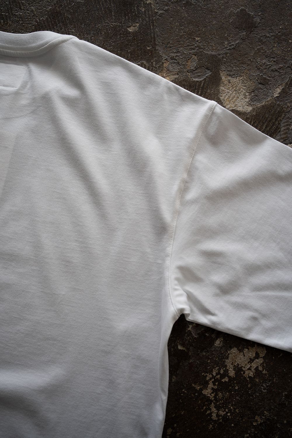 【26SS】オーバーサイズネックリブTシャツ(WHITE)