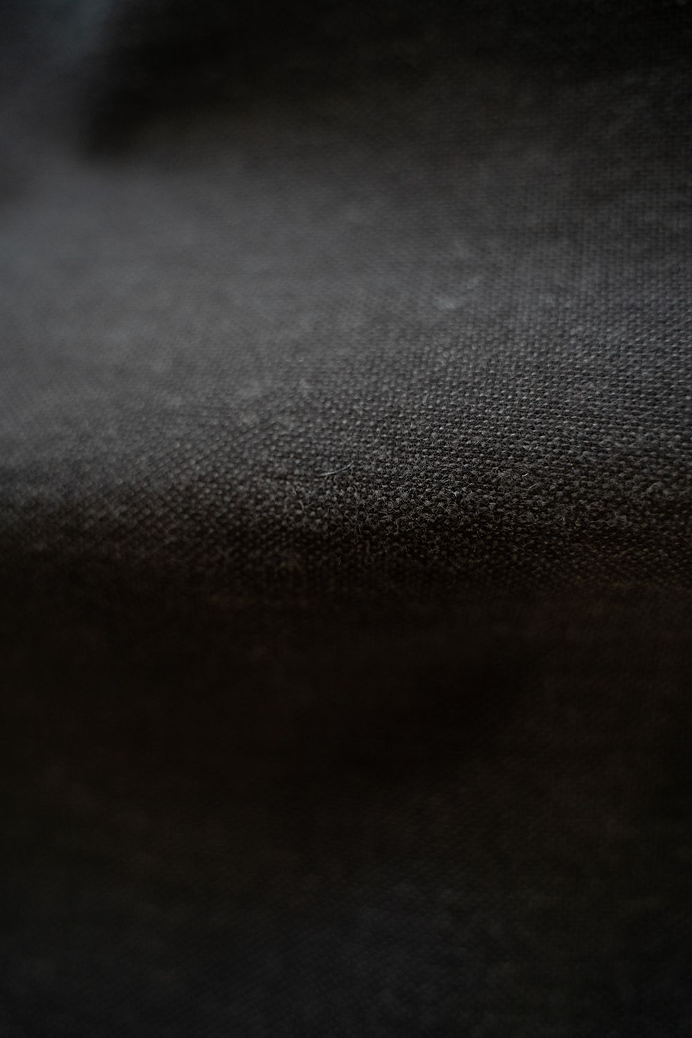 【ラスト1点】【24SS】"zen "pajama cotton×wool dobby/パジャマ(セットアップ)【ユニセックス】(BLACK)