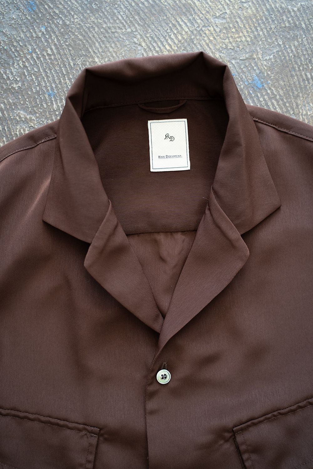 【25SS】Peached PE Fatigue H/S Shirt/ピーチ加工ファティーグハーフスリーブシャツ(BROWN)