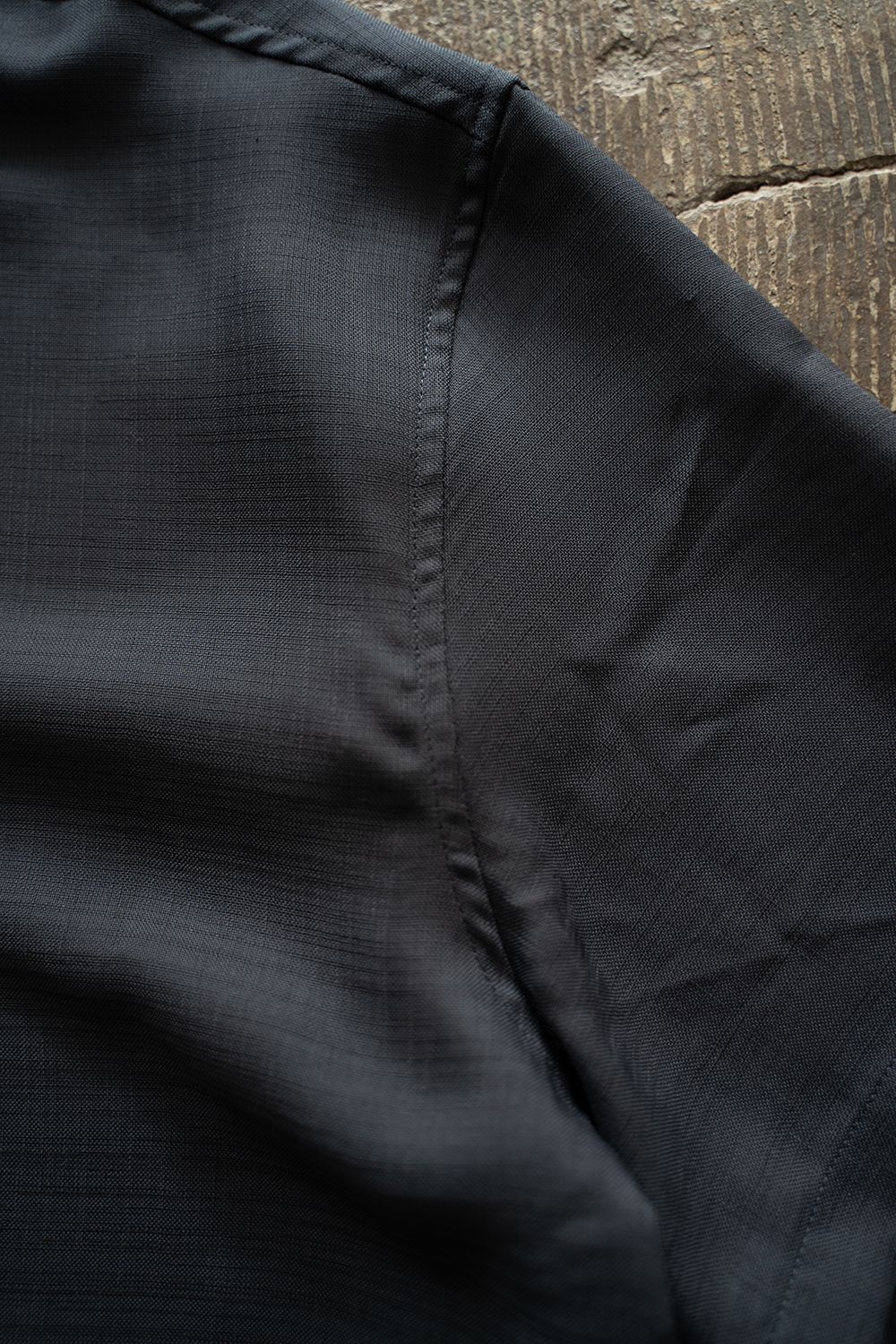 【ラスト1点】【25SS】Sheer Sharkskin SS Shirt/シアーシャークスキンシャツ(NAVY)