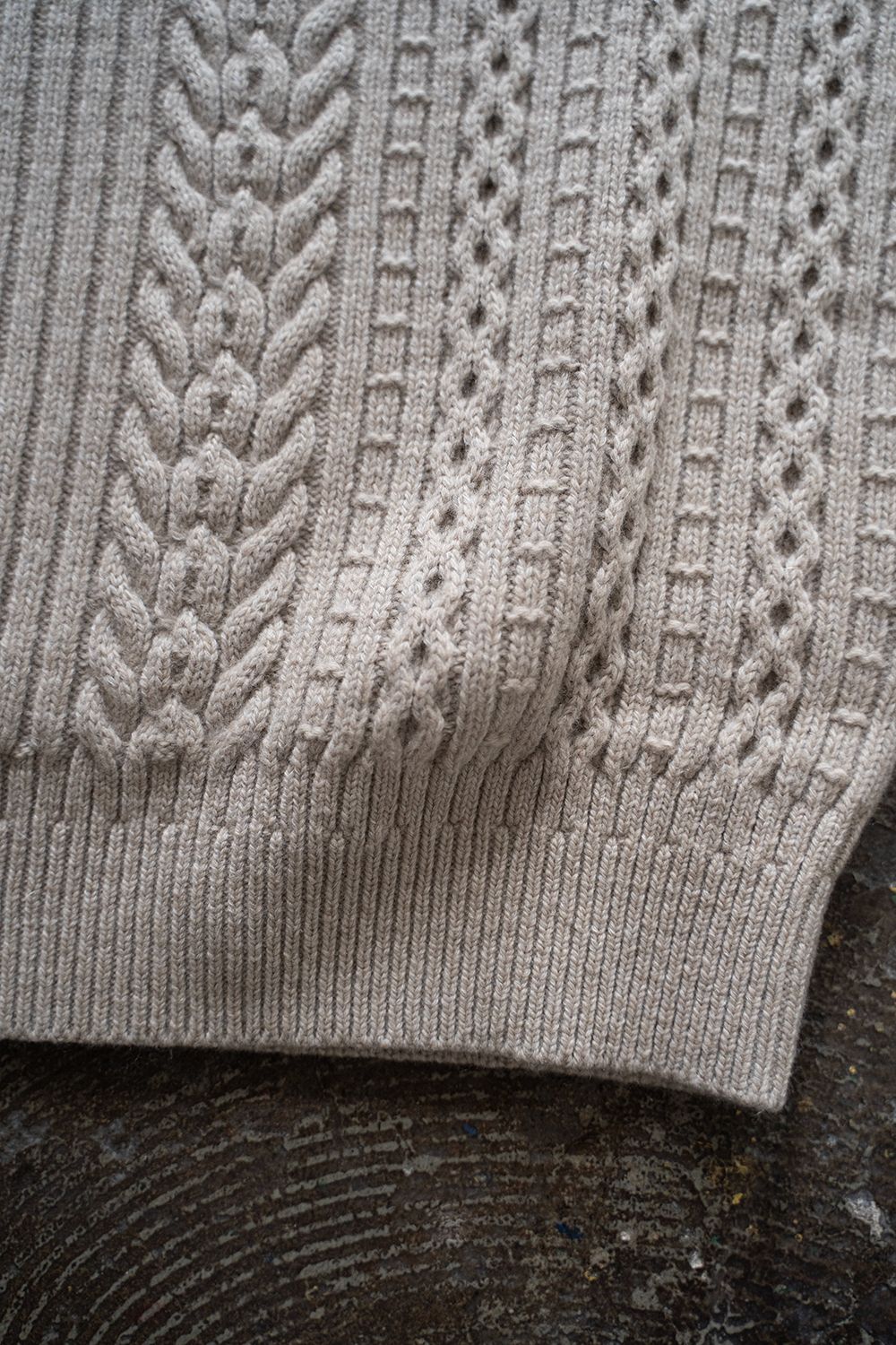 YASHIKI - 【ラスト1点】Tofu Knit(OATMEAL) | Salty YASHIKI - 【ラスト1点】Tofu Knit(OATMEAL) | Salty