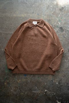 【ラスト1点】【24AW】7Gニットポロ(ORANGE)