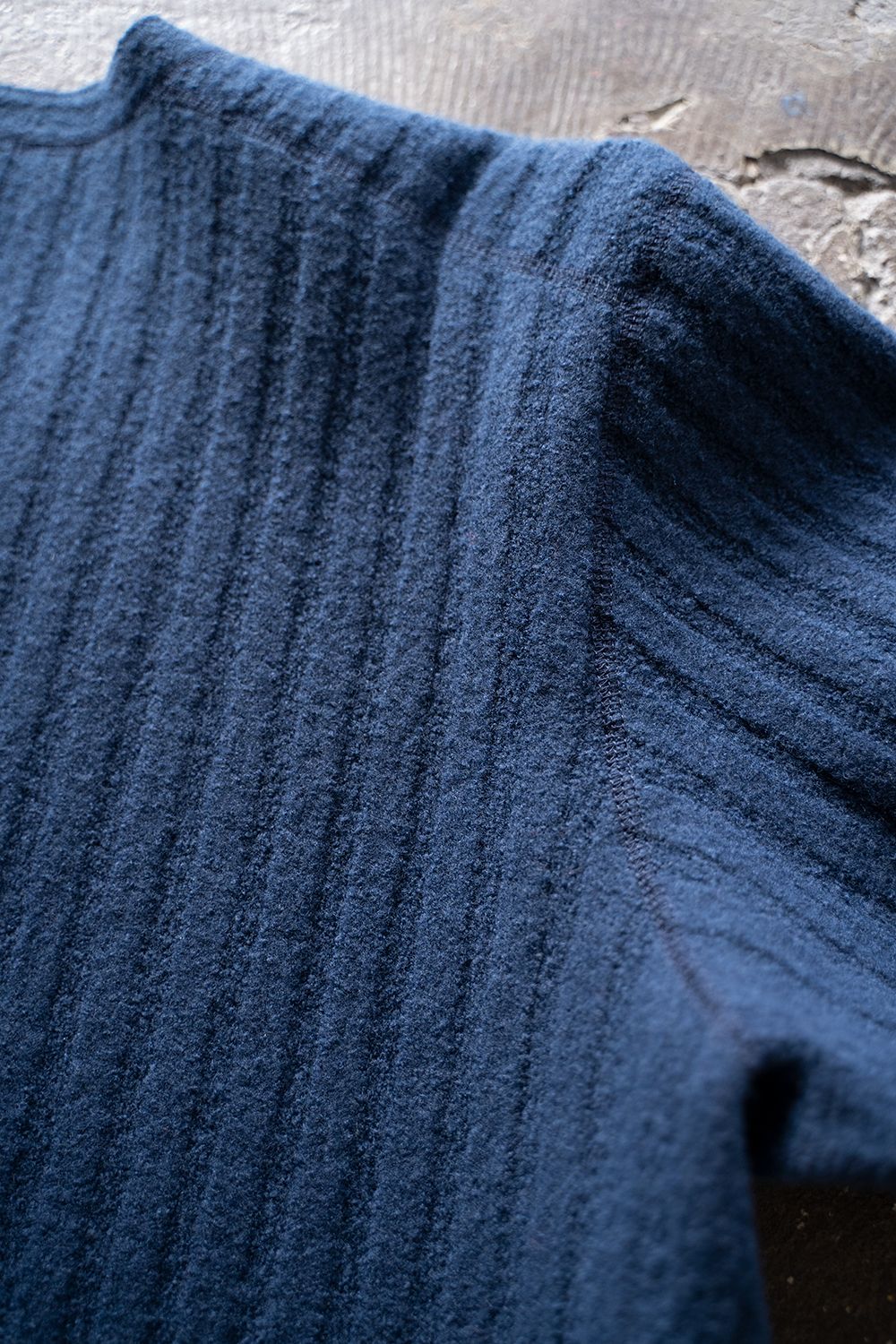 Cale - Wool Felt Stripe Pullover/縮絨ウールストライププルオーバー