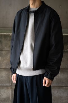 【ラスト1点】【22SS】スビンコットンギャバジンスイングトップ(NAVY)