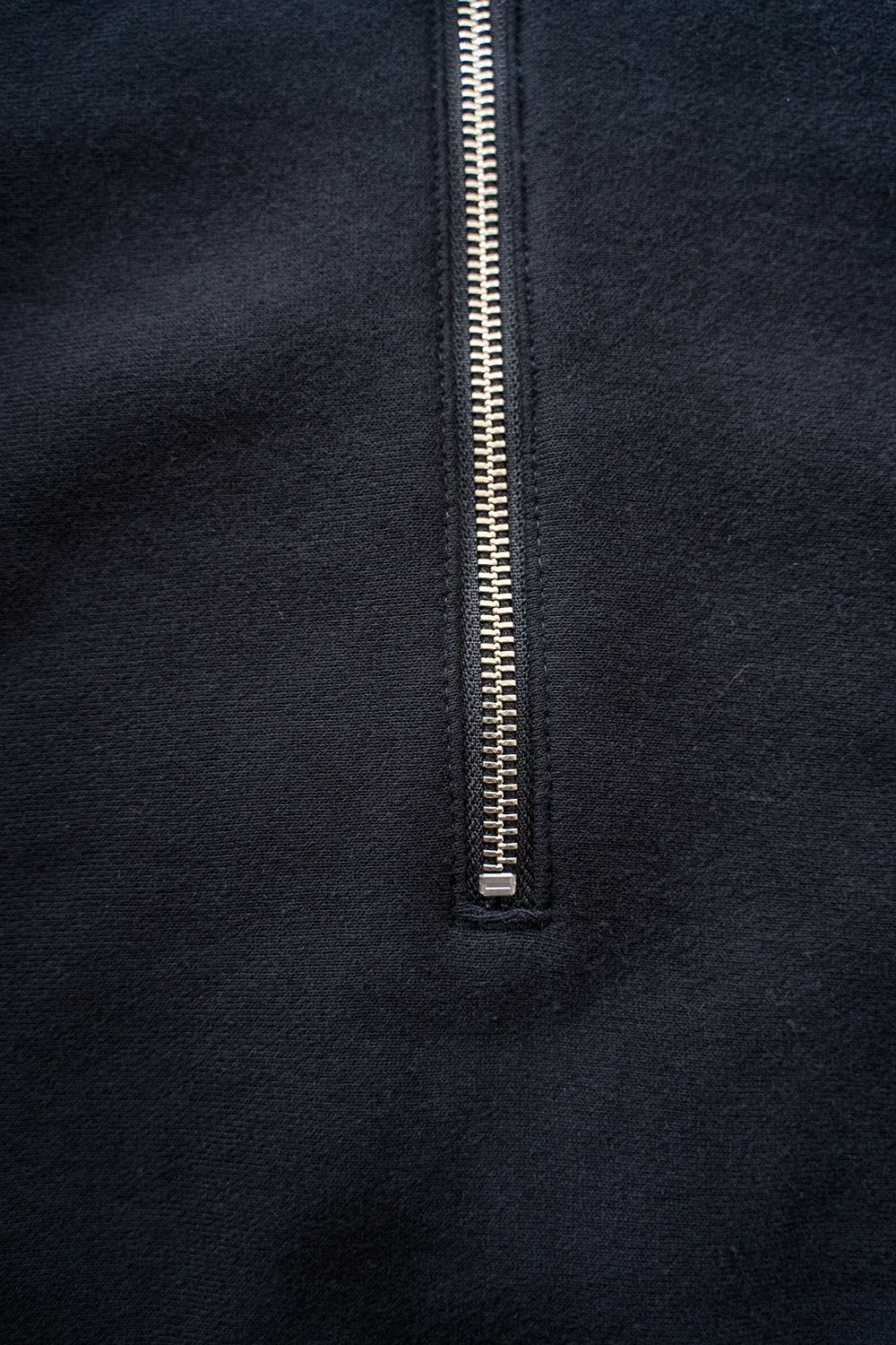 【ラスト1点】【24AW】ハーフジッププルオーバースウェット(BLACK)