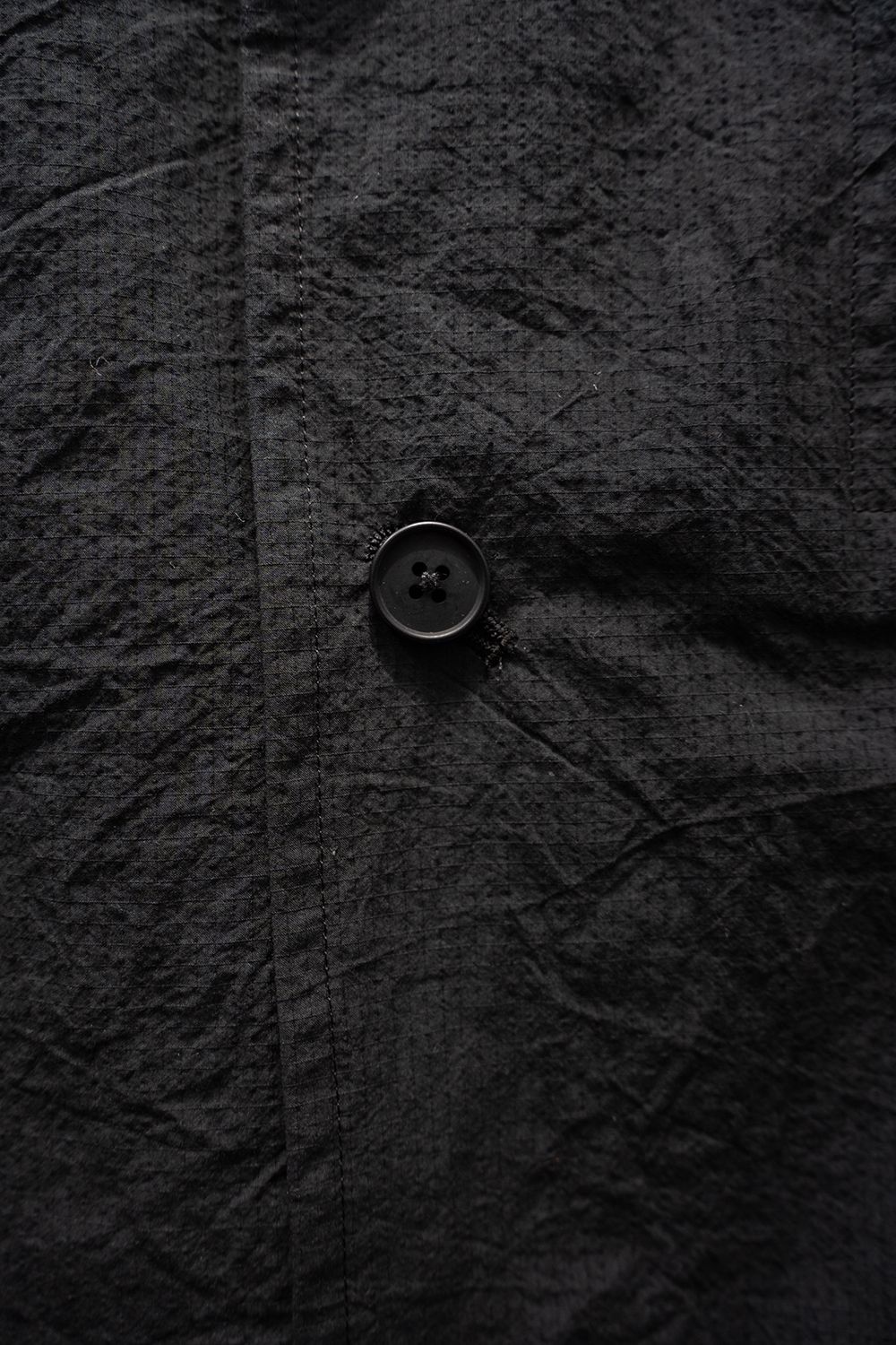 【26SS】Organic Cotton Ripstop Hybrid Shirt(BLACK)