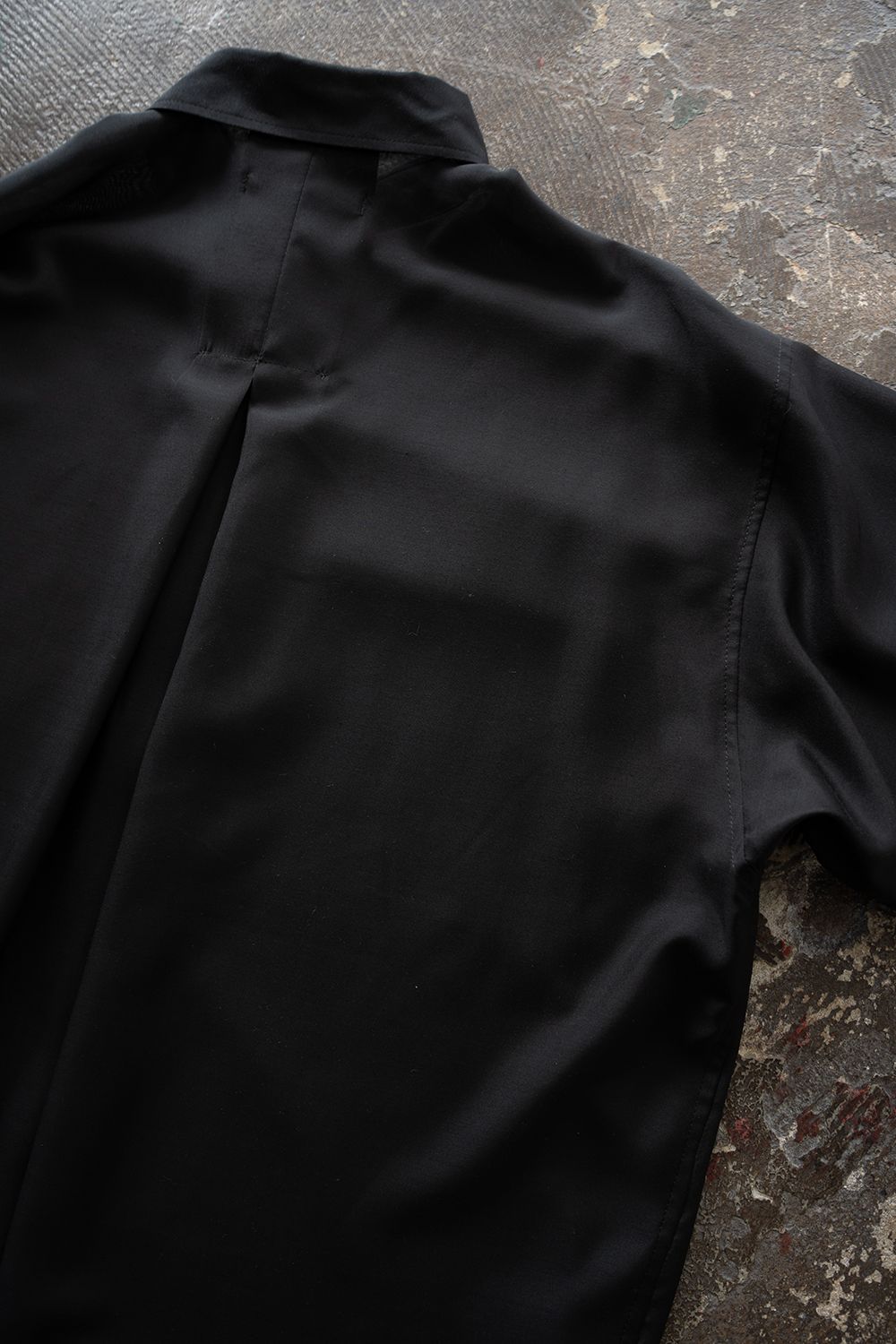 【26SS】Sheer Light Shirt/シアーライトシャツ(BLACK)