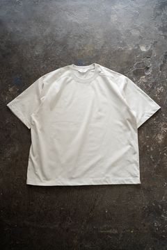 【ラスト1点】【25SS】強撚コットン度詰Tシャツ(PALE GRAY)